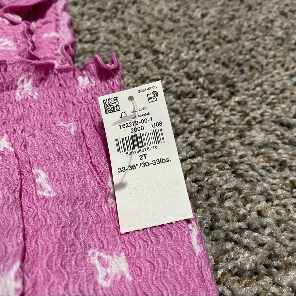 664 old navy purple peplum summer butterfly kids tank